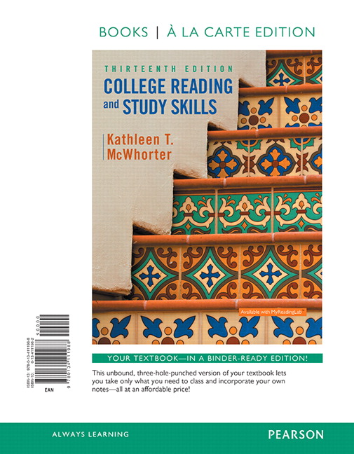 Reading and study skills 9th edition